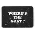 Where's The Goat  High-Traffic Bath Mat