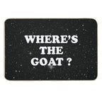 Where's The Goat  High-Traffic Bath Mat