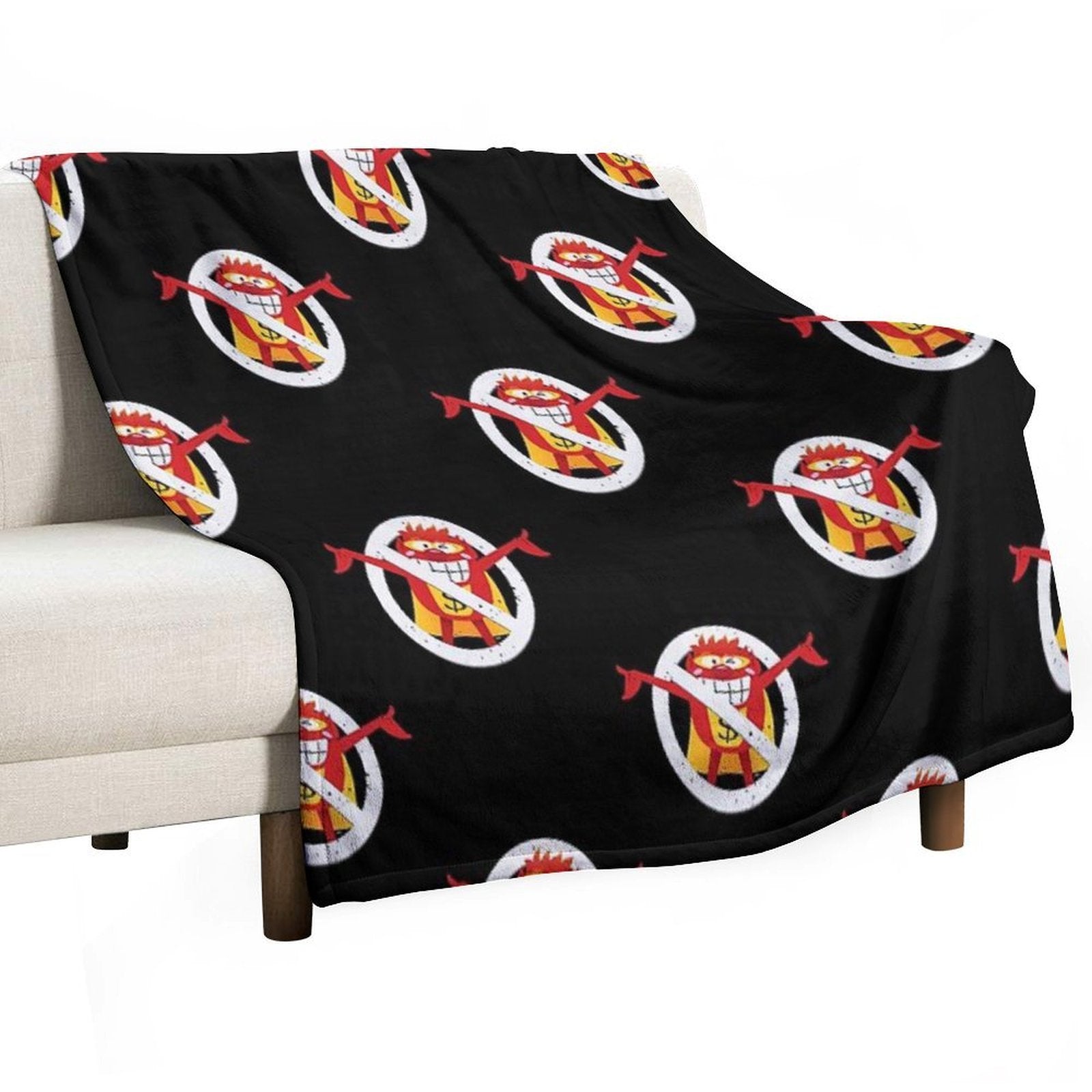 Please, Not The Whammy! Eco-conscious Throw Blanket