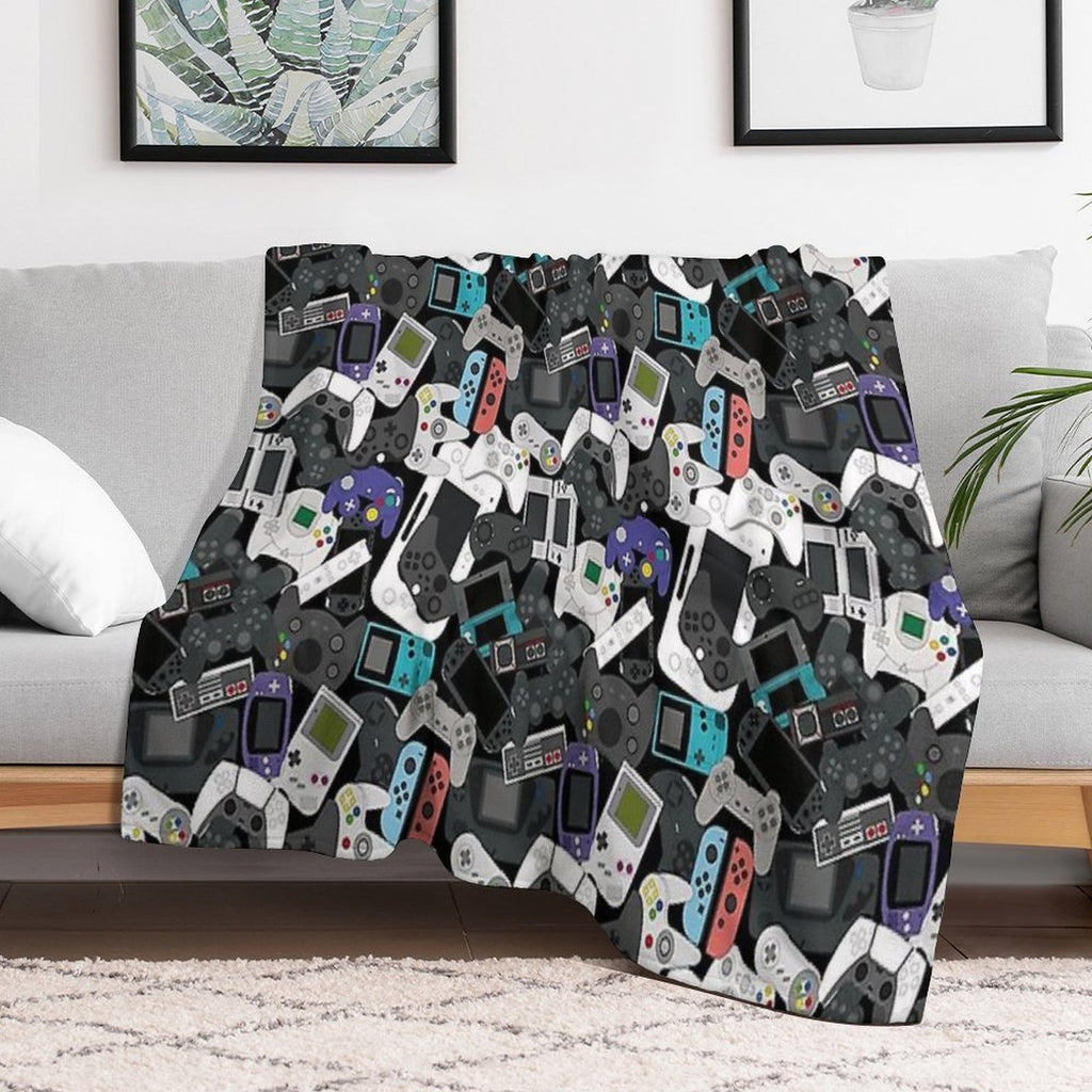 GAMER CONTROLLER ALL Multi-functional Throw Blanket