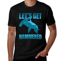 Funny Deep Sea Diving - Boat Dive Hammerhead Shark  Trendy Pattern T-Shirt