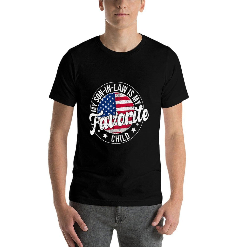 My Son In Law Is My Favorite Child Funny Retro Vintage  Durable T-Shirt