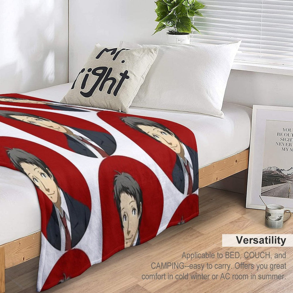 Adachi Portrait Versatility Throw Blanket