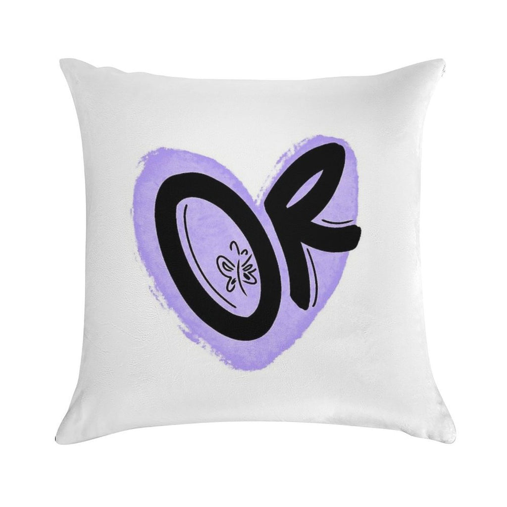 OLIVIA ‘OR’ LOGO. Soft Bedroom Essential Throw Pillow