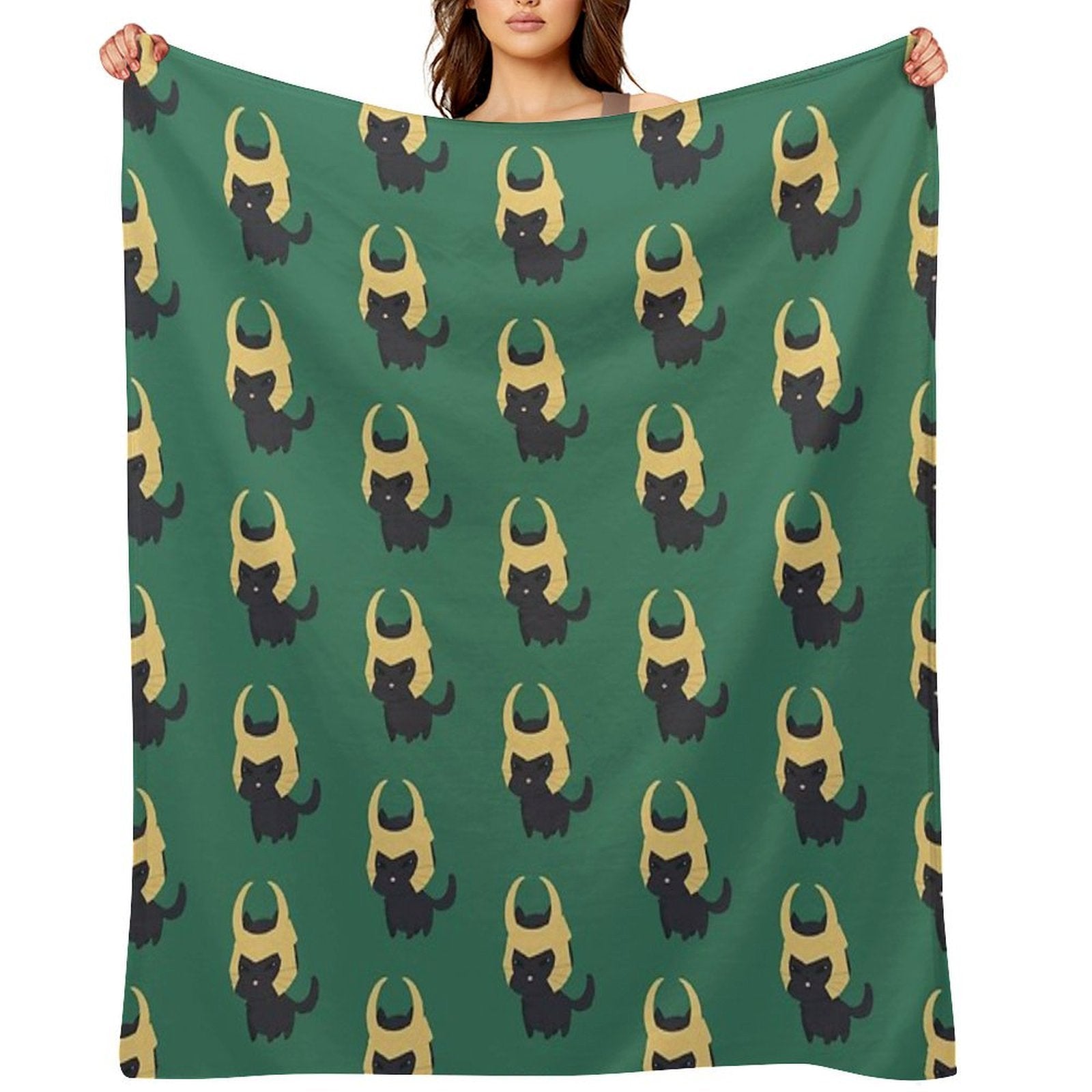 Cat Loki Durable Throw Blanket