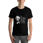 No Amount of Evidence Will Ever Persuade An Idiot Mark Twain  Polyester Blend T-Shirt