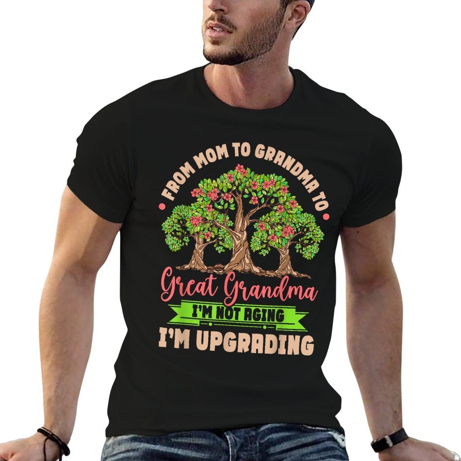 Funny Women Mom Grandma Great Grandma  Stretchy T-Shirt