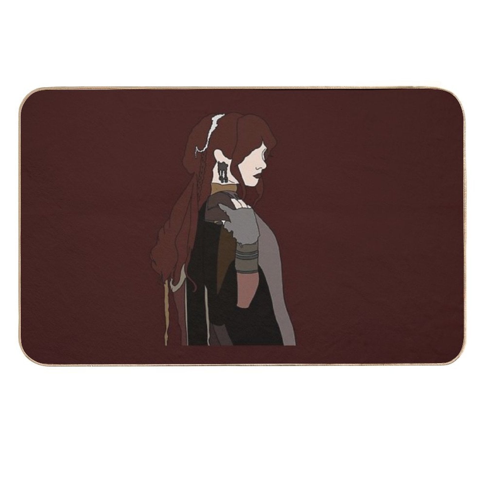 Roan of Arc  Easy To Clean Bath Mat