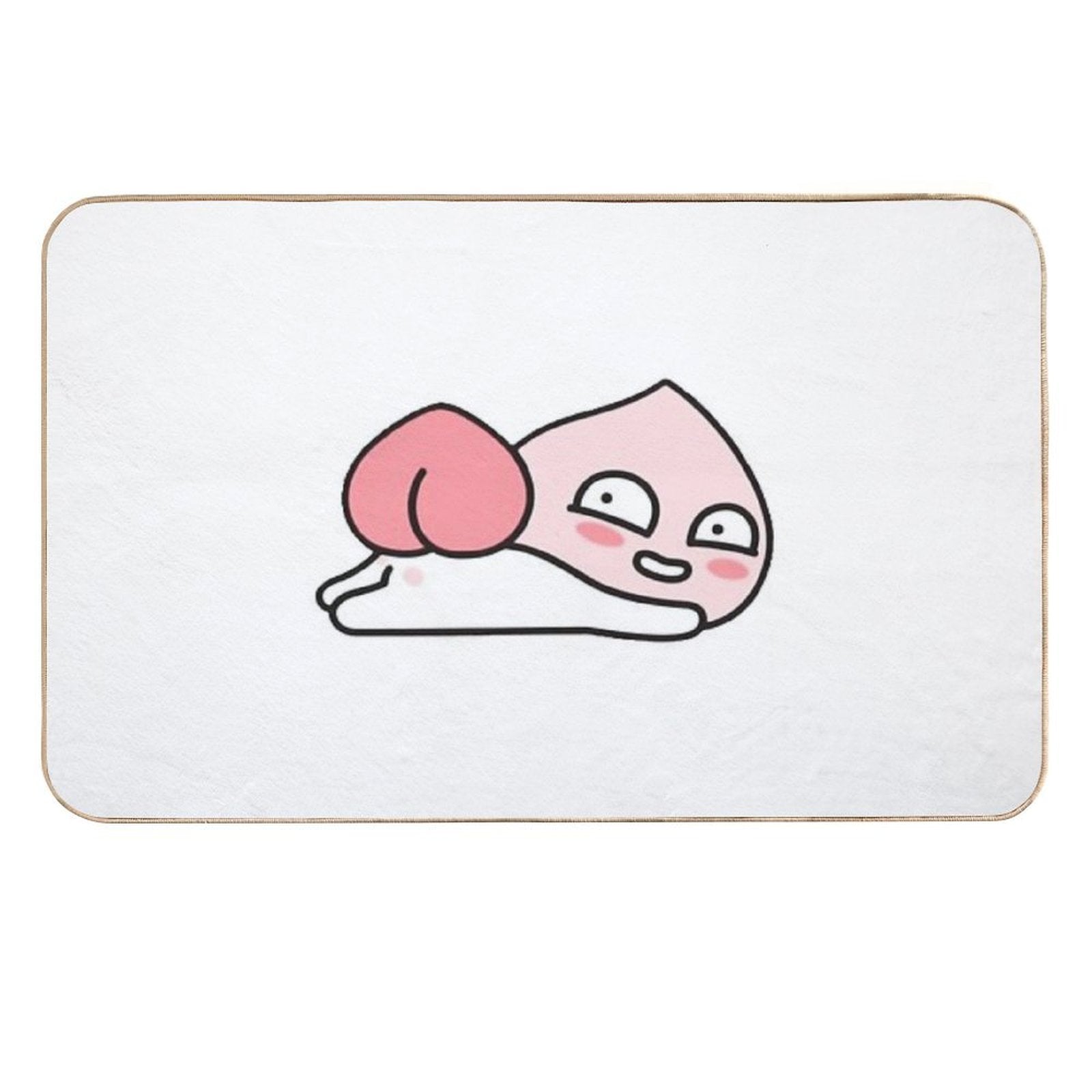 Kakao Friends Apeach Heart  Versatile Bath Mat