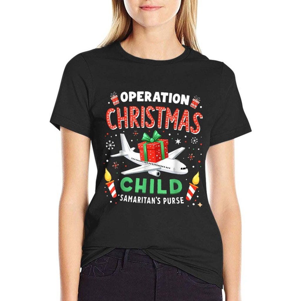 Operation Christmas Child Samaritans Purse  Stretchy T-Shirt