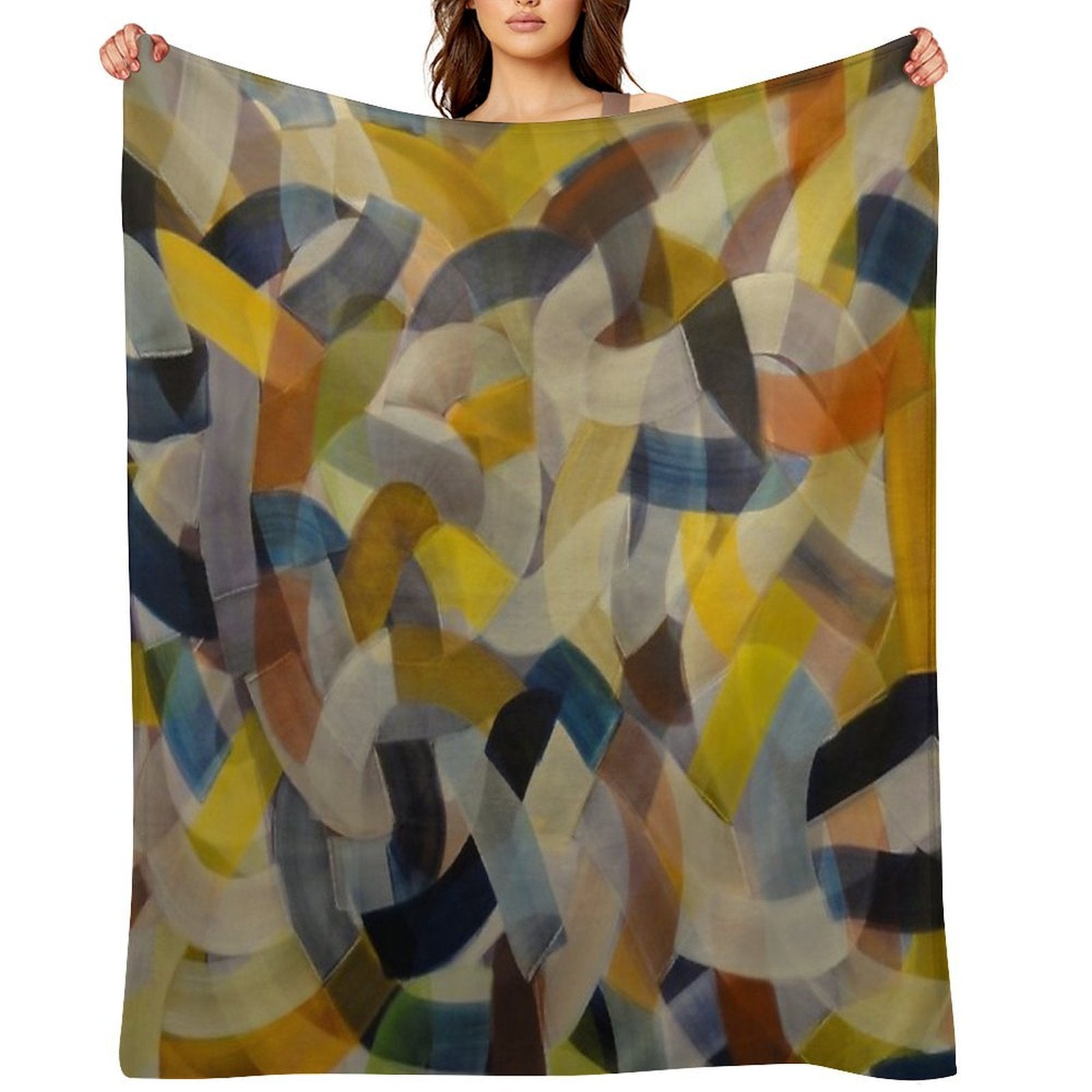 Meaningful Abstract Vorsicht Maps City Velvety-soft Throw Blanket