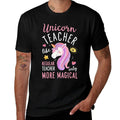 Unicorn Teacher Funny Women Teachers Back To School Gifts  Cotton T-Shirt