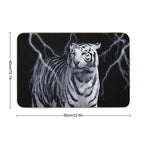 WHITE TIGER OF THE WEST  Fade-Resistant Bath Mat