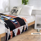 Buffalo Patchwork Quilt Wrinkle-free Throw Blanket