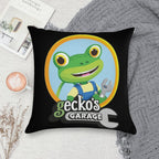Kids Garage Gecko's GG Soft Washable Throw Pillow