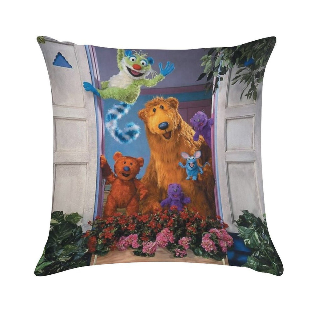 Bear in The Big Blue House Soft Multiple Sizes Throw Pillow