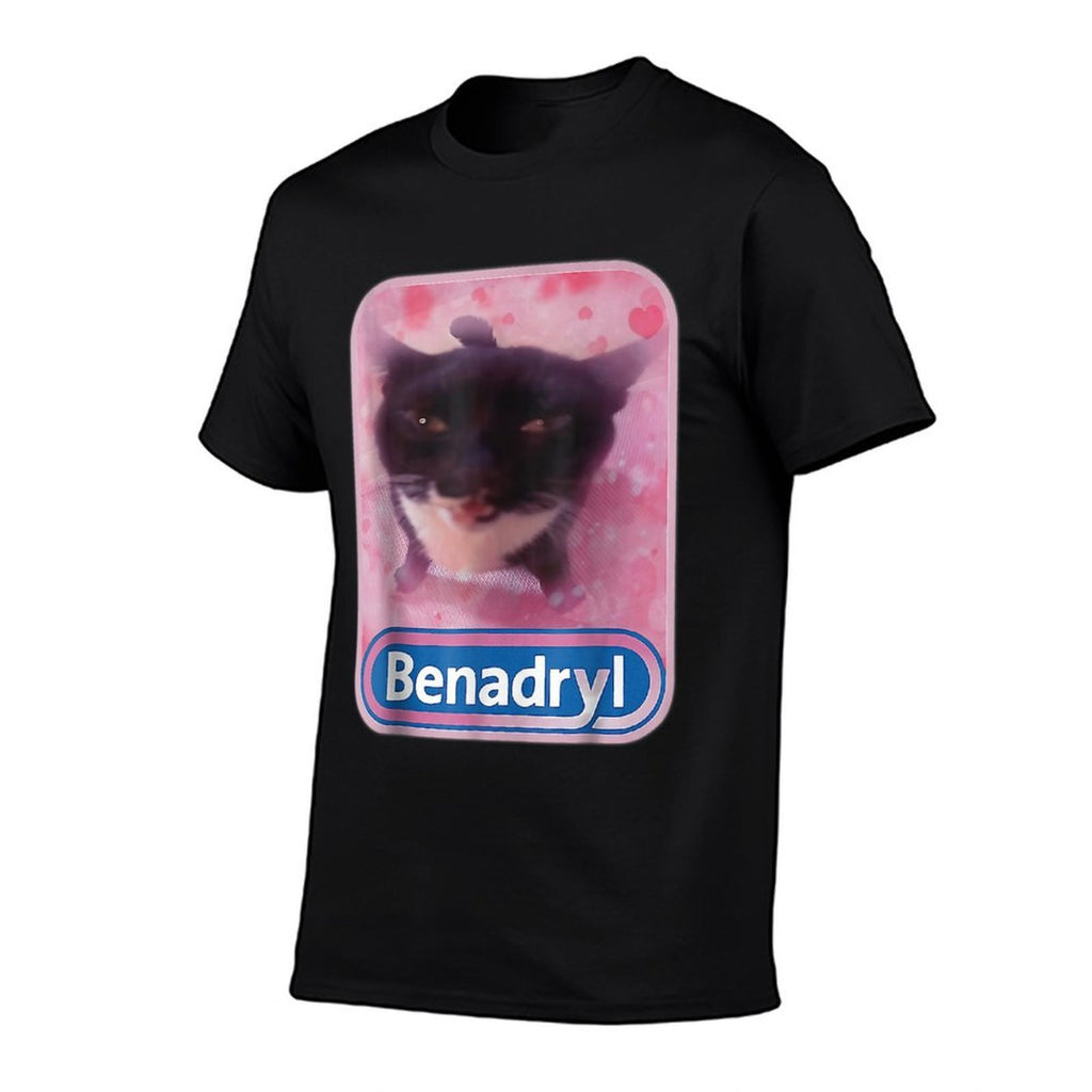 Benadryl Meme Cat Benny Cute  Funny  Slim-fit Cut T-Shirt