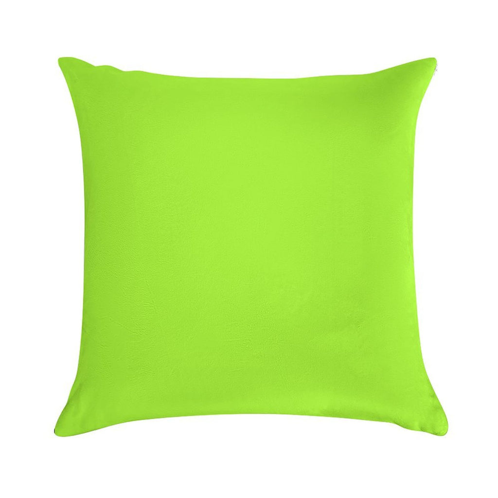 PLAIN GREEN YELLOW -100 YELLOW SHADES ON OZCUSHIONS ON ALL PRODUCTS Soft Ultra-Soft Texture Throw Pillow