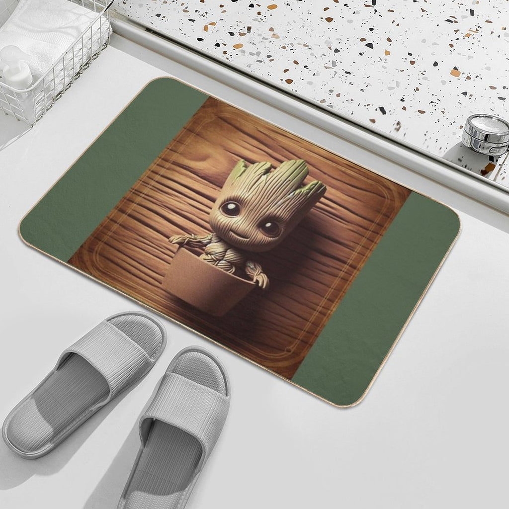 Baby Groot  Dirt-Trapping Bath Mat