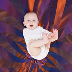 Abstract in Orange And Purple Comfort Throw Blanket