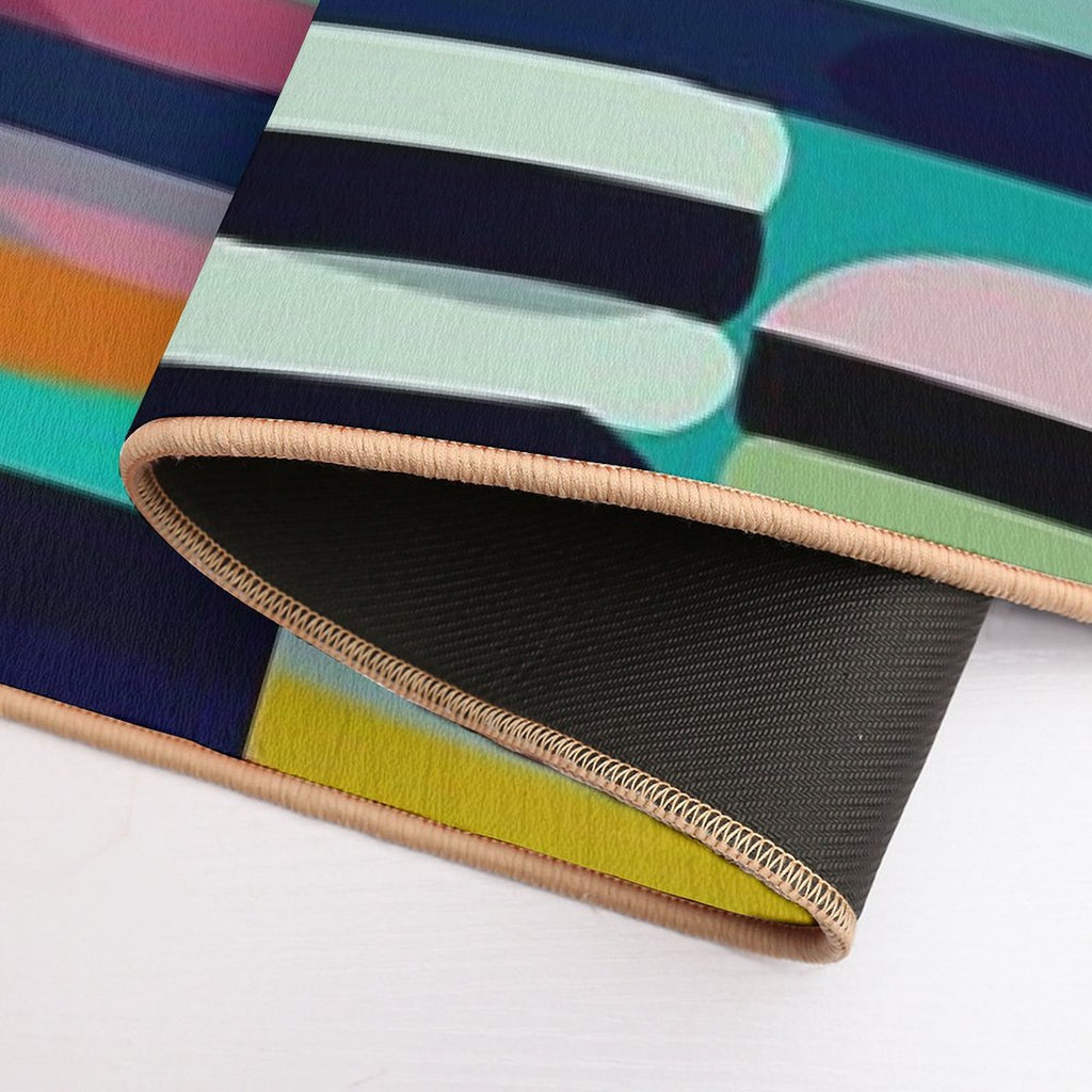 Etchnic Scandinavian Pattern  Dirt-Trapping Bath Mat