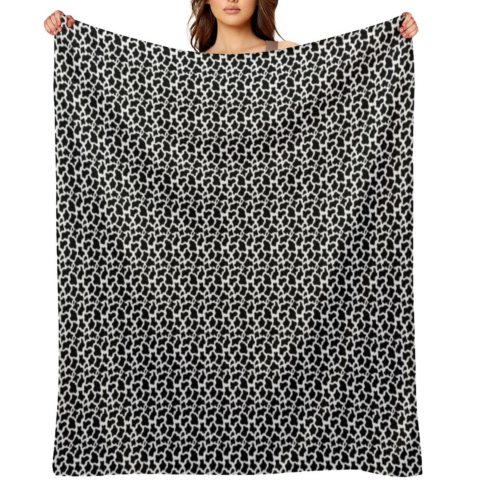 Zody Cow Print All-season Throw Blanket