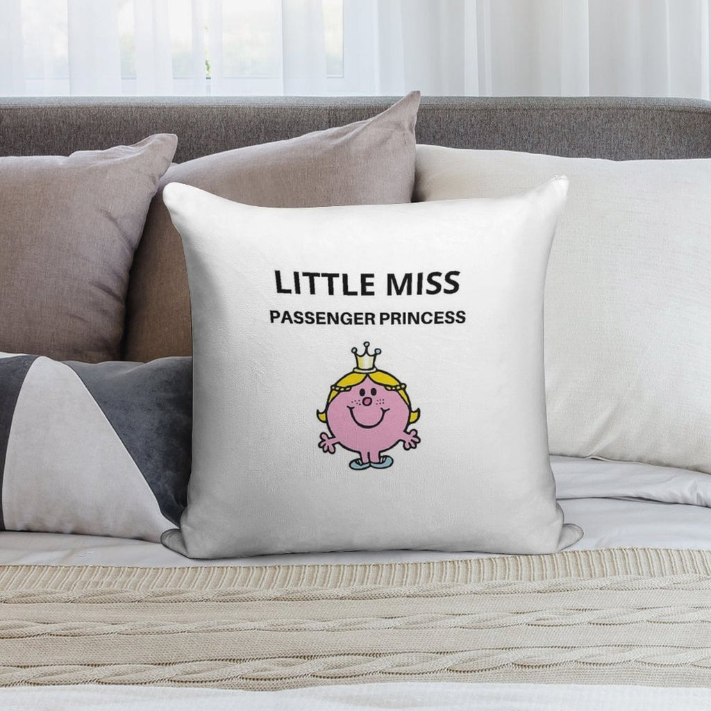 Little Miss Passenger Princess Soft Bedroom Essential Throw Pillow