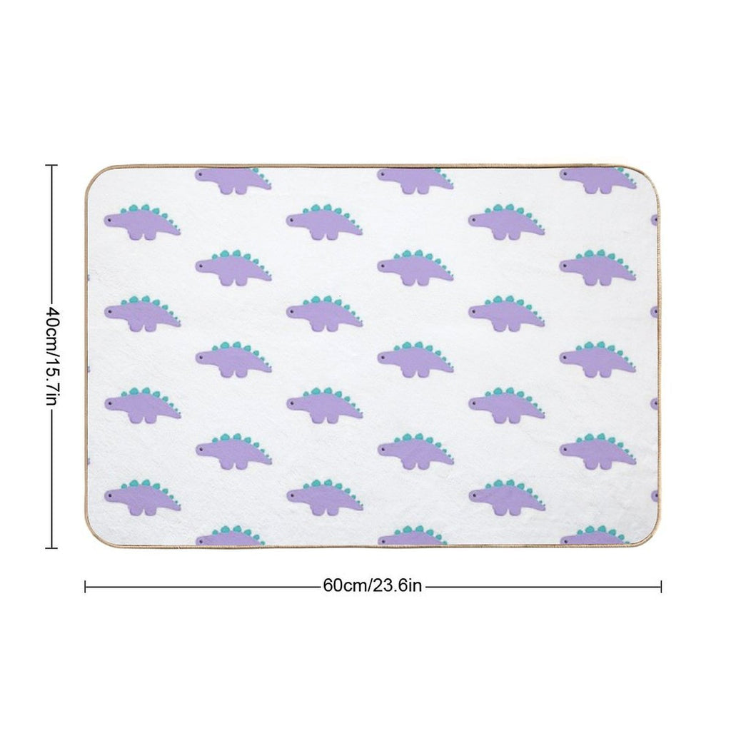 Stego The Dino  Odorless Bath Mat