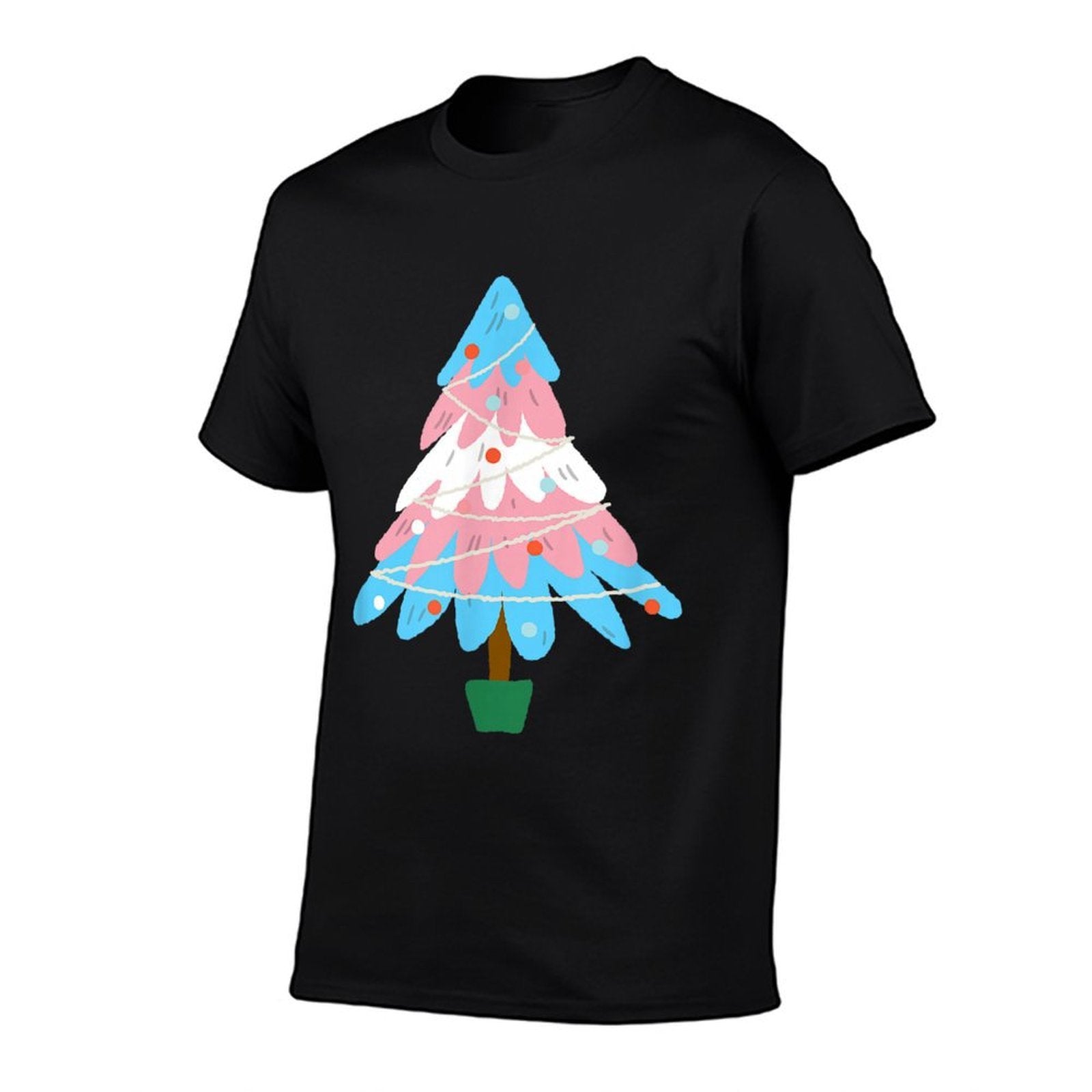 Christmas Tree Transgender Lgtbq Pride Christmas  Affordable Price T-Shirt
