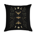 Death Head Moths Night Soft Multiple Sizes Throw Pillow
