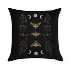 Death Head Moths Night Soft Multiple Sizes Throw Pillow