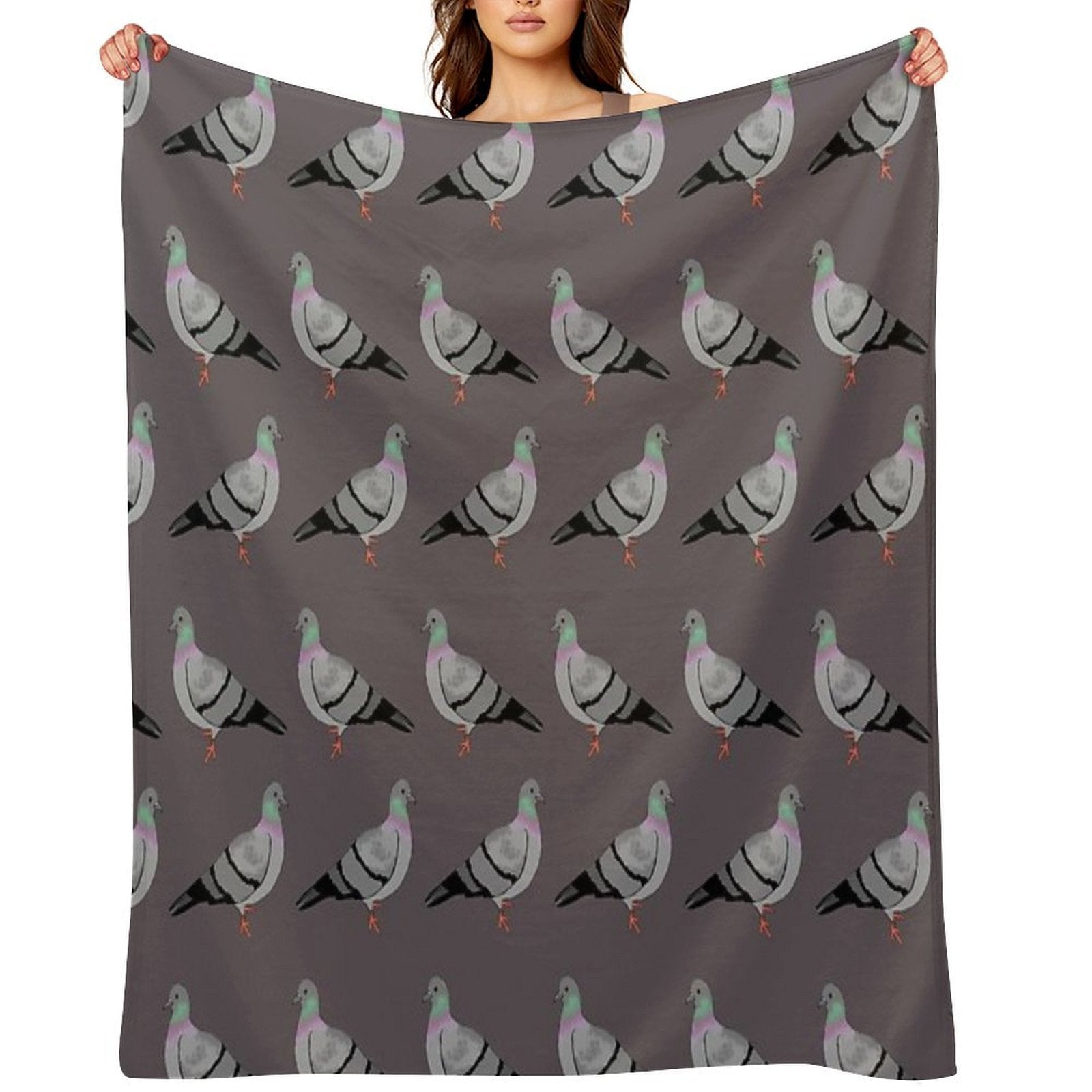 Pigeon Walk Eco-conscious Throw Blanket