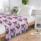 Little Bat Wrinkle-free Throw Blanket