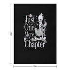 Just One More Chapter Skeleton Shrink-resistant Throw Blanket