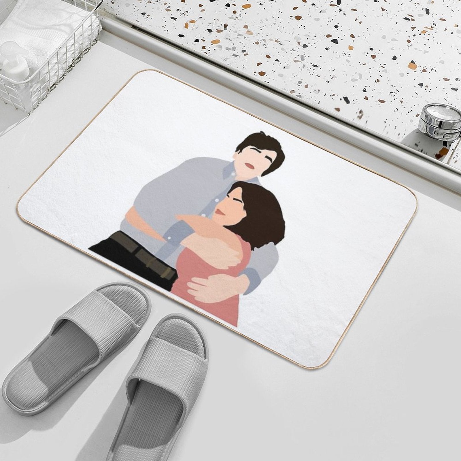 The Good Doctor  Shaun Murphy And Lea  Pet-Safe Bath Mat