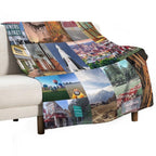 Alamabma Aesthetic Collage Shrink-resistant Throw Blanket