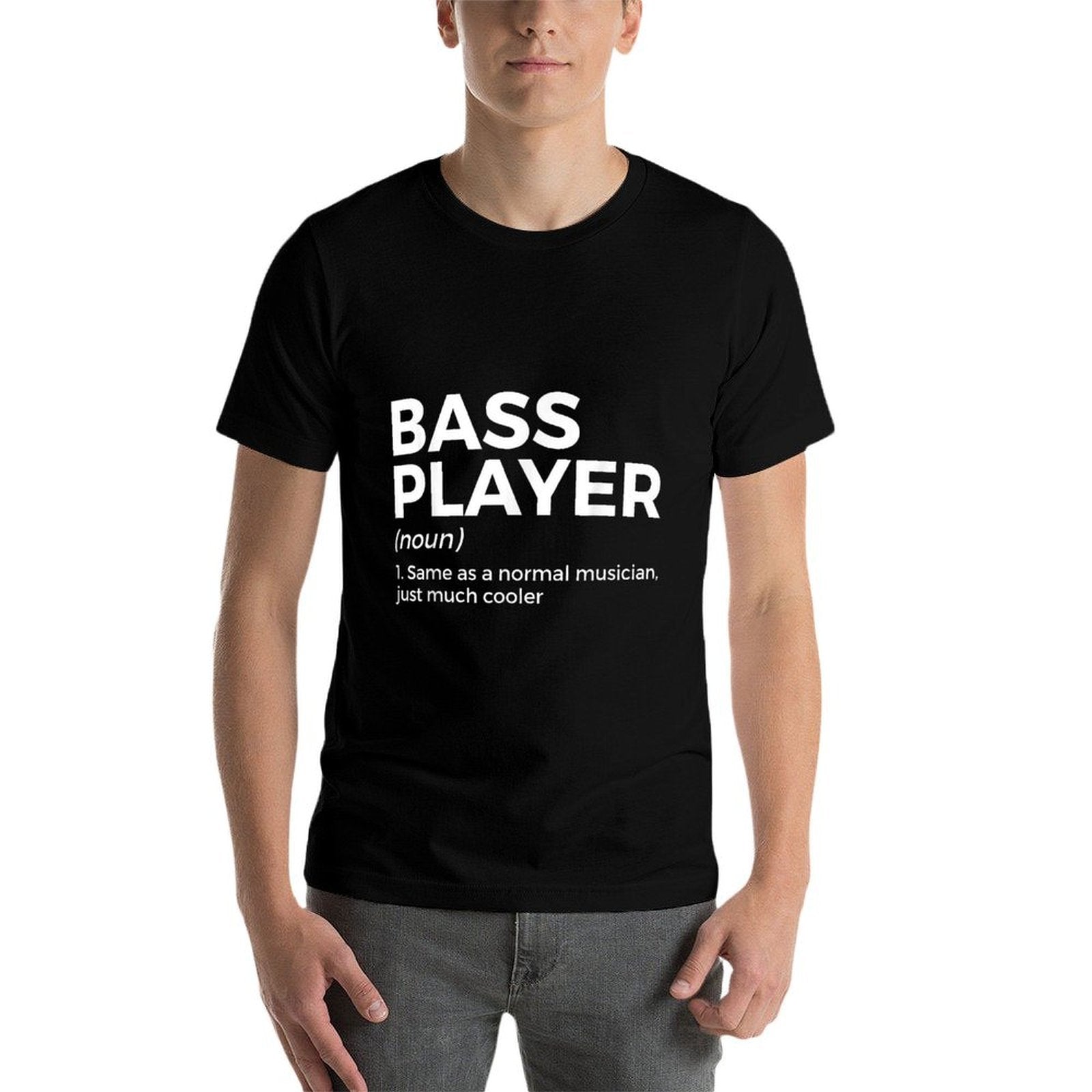 Bass Player Definition Bassist For Musicians  Lightweight T-Shirt