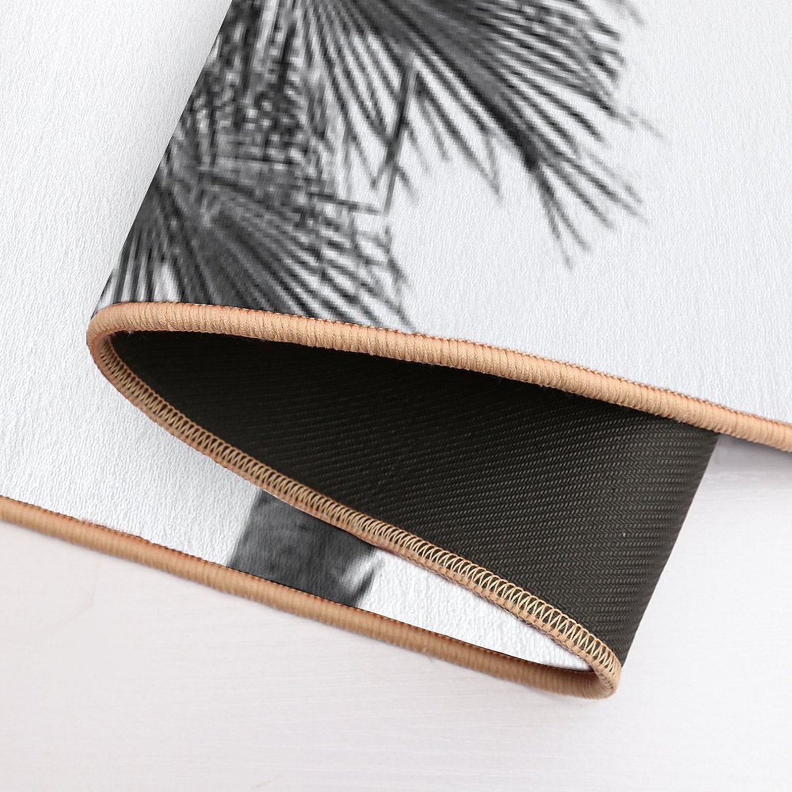 Black And White Palm Tree Print  Picture of The Summer Sky with Two Palms Beachy And Surfing Photography  Versatile Bath Mat