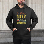 50 Year Old Vintage 1972 50th Birthday Relaxed Fit Hoodie
