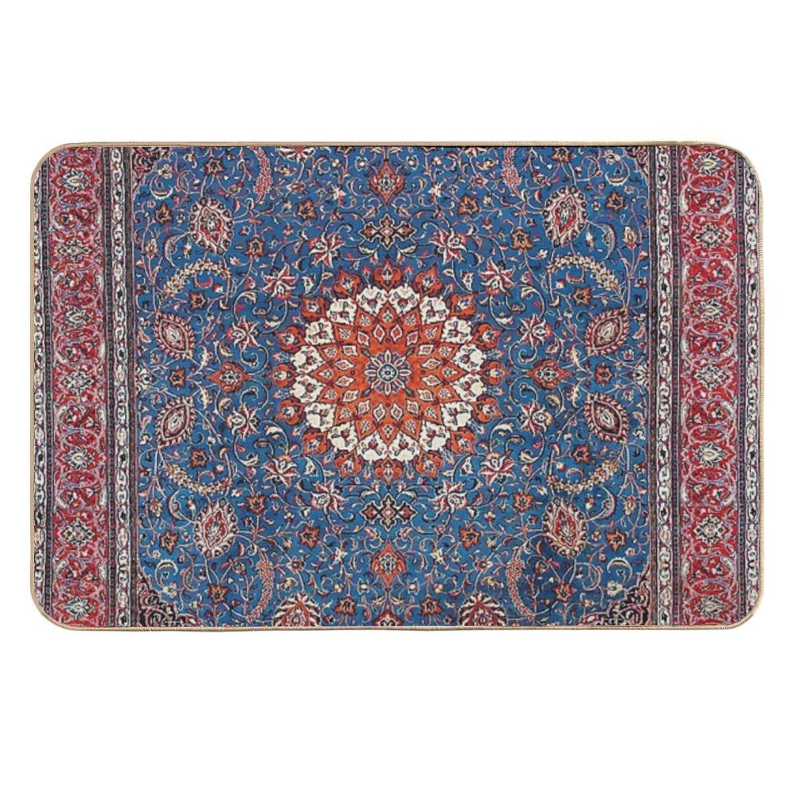Sarouk Antique Persian Rug Print  Versatile Bath Mat