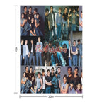 The Outsiders Scene Collage Eco-conscious Throw Blanket