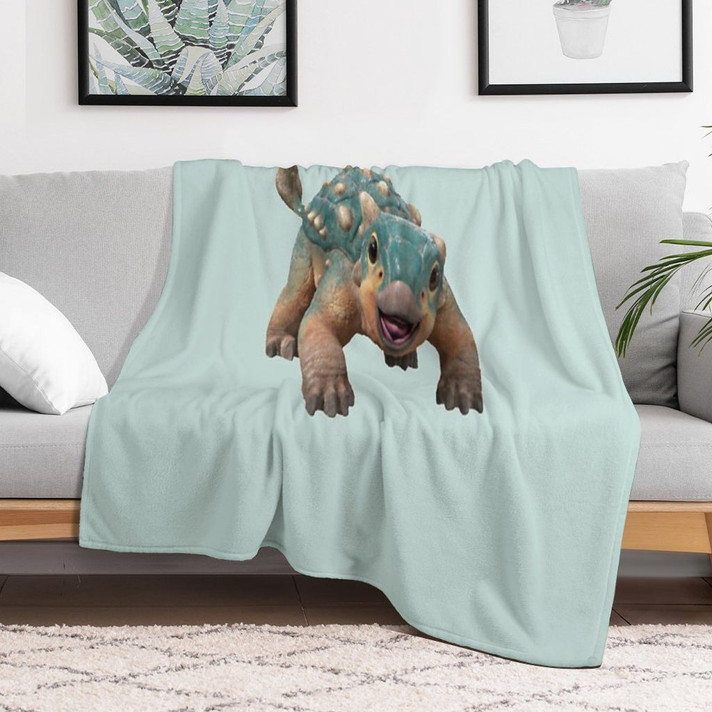 Bumpy Ankylosaurus Magniventris Versatility Throw Blanket