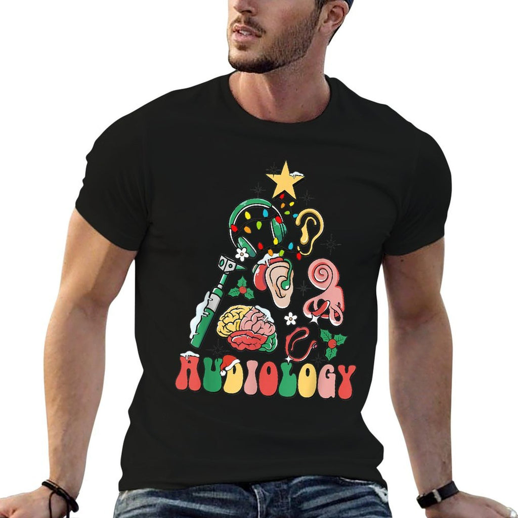 Christmas Audiology Tree Audiology Student Graduation  Durable T-Shirt