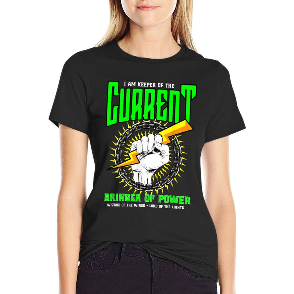 Funny Electrician Gift Electrical Engineer Lineman  Durable T-Shirt
