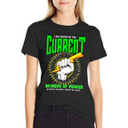 Funny Electrician Gift Electrical Engineer Lineman  Durable T-Shirt