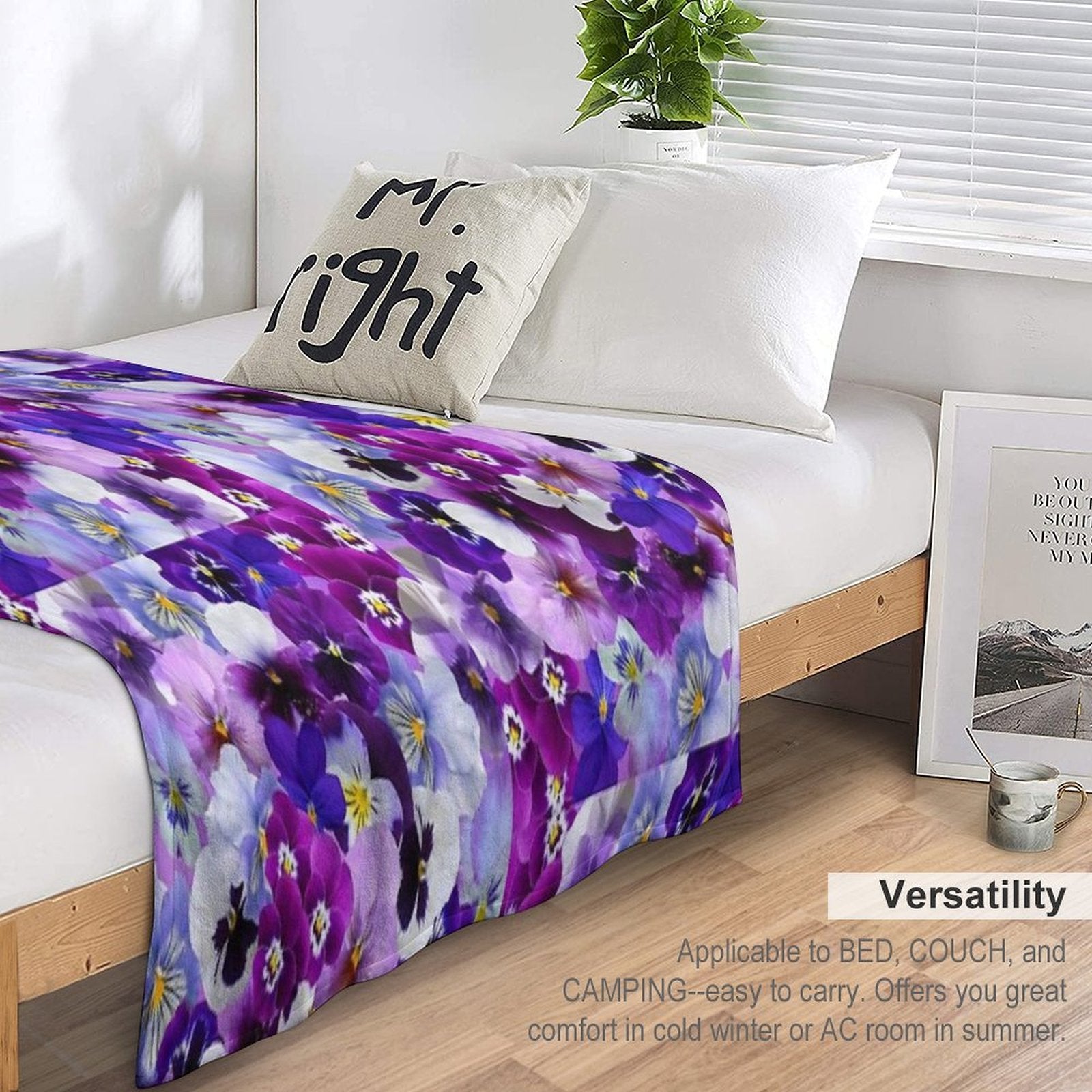 Pink Colors Comfort Throw Blanket