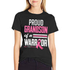 Proud Grandson Of A Warrior Grandma Breast Cancer Awareness  Classic T-Shirt