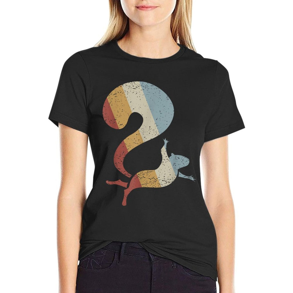 Squirrel Retro Style Vintage  Soft T-Shirt
