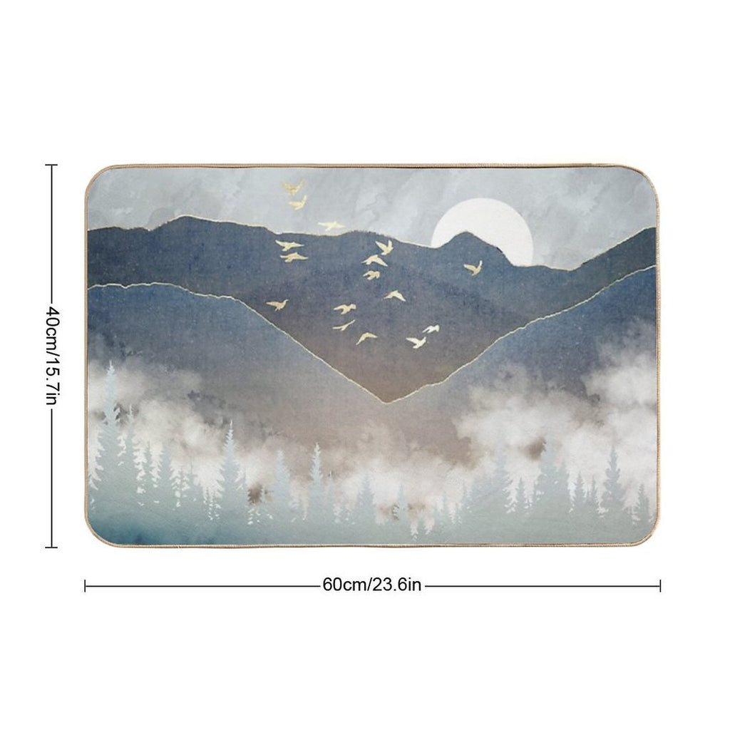 Blue Mountain Mist  Absorbent Bath Mat