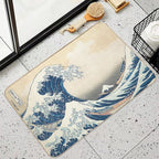The Great Wave Off Kanagawa (High Resolution), Hokusai  Pet-Safe Bath Mat